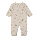 Feetje Pak Omslagvoet Rib AOP - Sleepy Sheepy