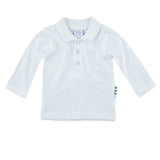 Feetje Polo Lange Mouw - Wit