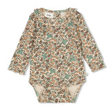 Feetje Romper Ribstof Met Print - Lucky Bloombird