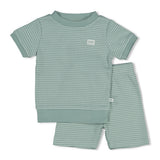 Feetje Zomerpyjama Wafel Zeegroen - Summer Special