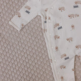 Feetje Pak Omslagvoet Rib AOP - Sleepy Sheepy