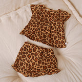 Feetje Top + Bloomer Mousseline Panterprint - Summer Wovens