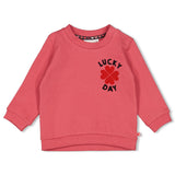 Feetje Sweater Roze - Queen Of Hearts