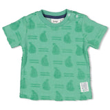 Feetje T-Shirt Badstof Groen - Seaside Happiness