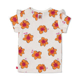 Feetje T-Shirt Bloemen - Love Peace Aloha