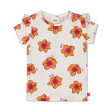 Feetje T-Shirt Bloemen - Love Peace Aloha