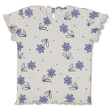 Feetje T-Shirt Ribstof Bloemen - Summer Denims