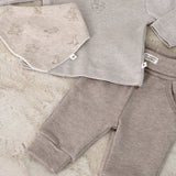 Feetje Broek Bruin Melange - The Cuddle Company