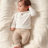 Feetje Gebreide Broek Zand - The Knits