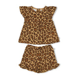 Feetje Top + Bloomer Mousseline Panterprint - Summer Wovens