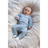 Feetje Broek Gebreid Lichtblauw - The Magic Is In You