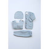 Feetje Vestje Gebreid Lichtblauw - The Magic Is In You