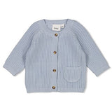 Feetje Vestje Gebreid Lichtblauw - The Magic Is In You