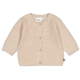 Feetje Gebreid Vestje Zand - The Knits