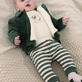 Feetje Broek Groen Streep - Wiggle Waggle
