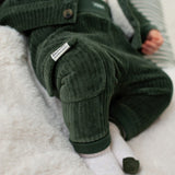 Feetje Broek Velours Ribstof Groen - Wiggle Waggle