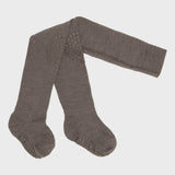 GoBabyGo Antislip Maillot Wol - Brown Melange