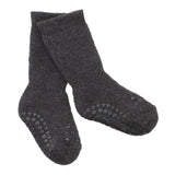 GoBabyGo Antislip Sokken Katoen - Dark Grey Melange