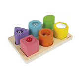 Janod Houten Sensory Puzzel Vorm En Geluid