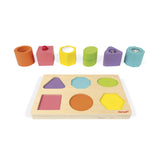 Janod Houten Sensory Puzzel Vorm En Geluid