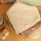 Jollein 2-Pack Slab Bandana - Sand/Milkey Coffee