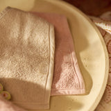 Jollein 2-Pack Slab Bandana - Silk Rose/Sand