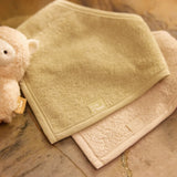 Jollein 2-Pack Slab Bandana - Soft Matcha/Sand