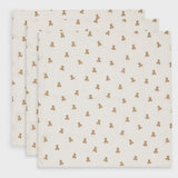 Jollein 3-Pack Hydrofiele Doeken Small 70x70cm - Mini Teddy Bear