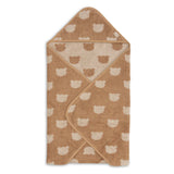 Jollein Badcape Badstof - Jacquard - Teddy Bear