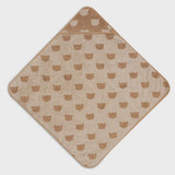 Jollein Badcape Badstof - Jacquard - Teddy Bear
