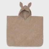 Jollein Poncho Badstof - Milkey Coffee