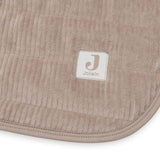 Jollein Deken Wieg Velvet Rib - Milky Coffee