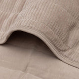 Jollein Deken Wieg Velvet Rib - Milky Coffee