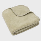 Jollein Wiegdeken Basic Sherpa/Jersey - Soft Matcha