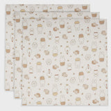 Jollein Hydrofiele Doel Small 70x70cm - 3 Stuks - Nijntje Family Farm