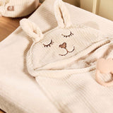 Jollein Wikkeldeken Bunny Cloudy Rib - Oatmeal