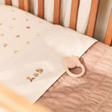Jollein Deken Wieg Velvet Rib - Milky Coffee
