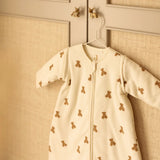 Jollein Newborn Slaapzak Met Afritsbare Mouwen - Mini Teddy Bear - 60cm