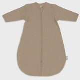 Jollein Slaapzak Jersey Met Afritsbare Mouw Rond - Ajour Biscuit