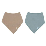 Jollein Slab Bandana - 2 Stuks - Sea Green/Biscuit