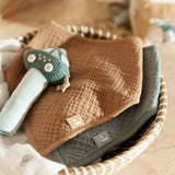 Jollein Slab Bandana - 2 Stuks - Sea Green/Biscuit