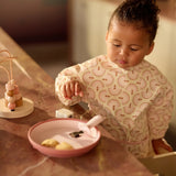 Jollein Slab Waterproof Met Mouw - Soft Plumes