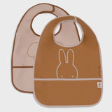 Jollein Slab Waterproof - 2 Stuks - Miffy Wild Rose