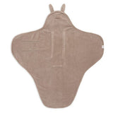 Jollein Wikkeldeken Bunny Cloudy Rib - Milkey Coffee