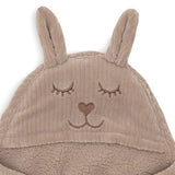 Jollein Wikkeldeken Bunny Cloudy Rib - Milkey Coffee