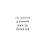 Kaart Ik Pak Je In - Moest Aan Je Denken