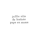 Kaart Ik Pak Je In - Leukste Papa & Mama