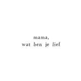 Kaart Ik Pak Je In - Mama