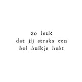 Kaart Ik Pak Je In - Bol Buikje