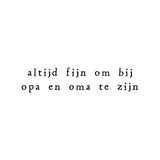 Kaart Ik Pak Je In - Bij Opa & Oma
